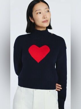 Free Assembly Women's Mock Neck Button Sweater with Long Sleeves, Midweight